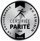 Photo of the 2024 Platinum Parity Certification from Women in Governance 