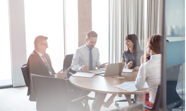 Photo of business people in a conference room