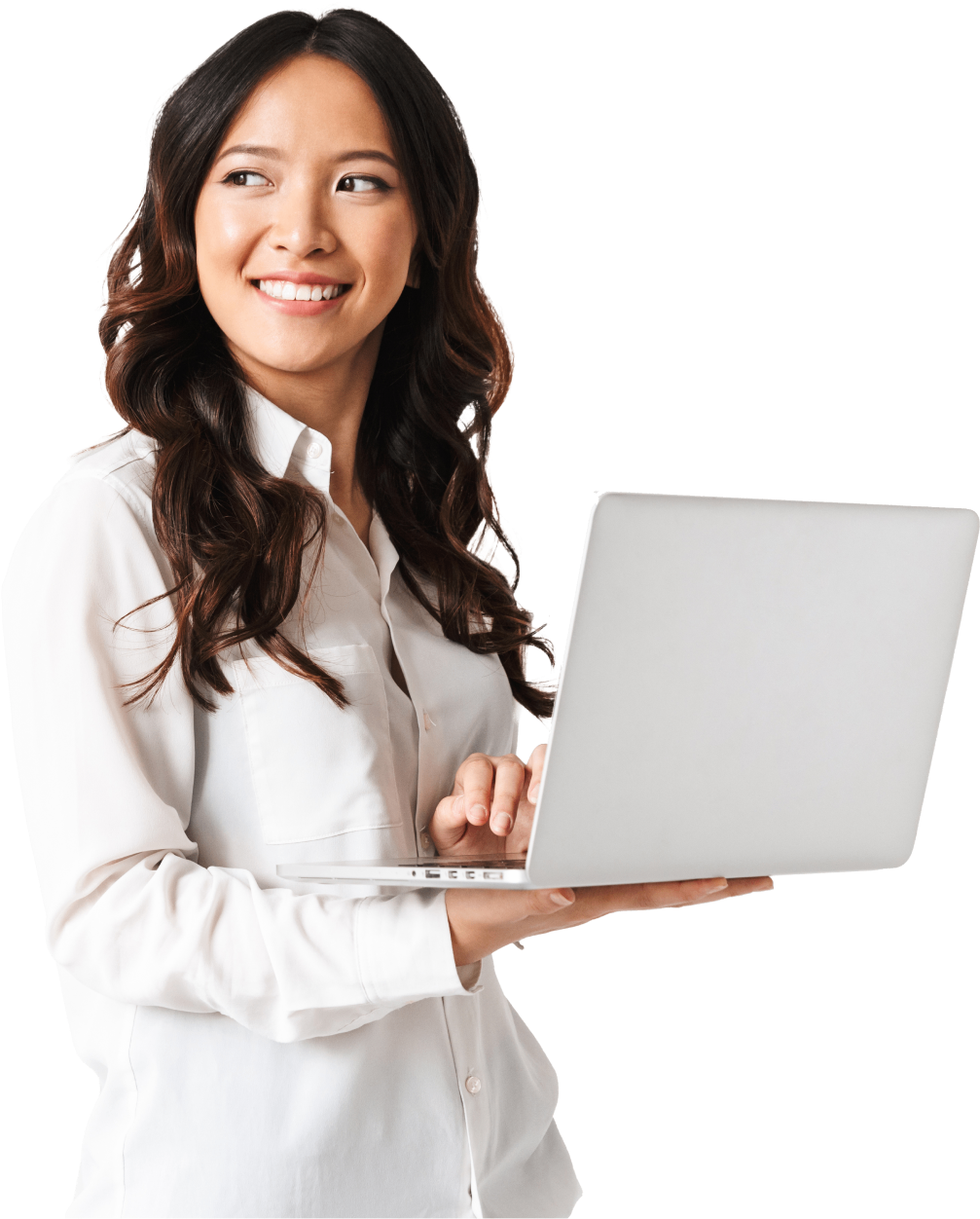 Photo of an entrepreneur using online banking business services on their laptop computer 