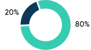 Growth profile target allocation graph