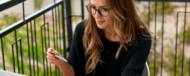Woman making an online purchase with a credit card