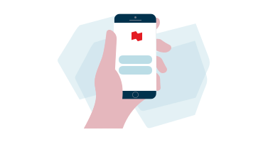 Image of the National Bank mobile app