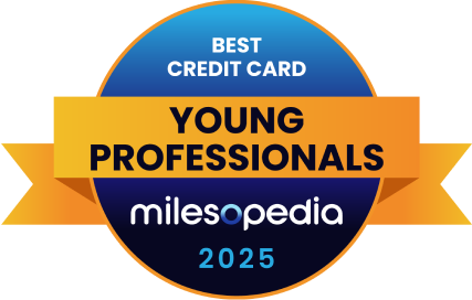 Drawing of the Milesopedia 2025 best credit card for young professionals 