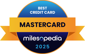 Drawing of the Milesopedia 2025 best Mastercard credit card award 