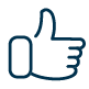 Picto of a thumbs-up