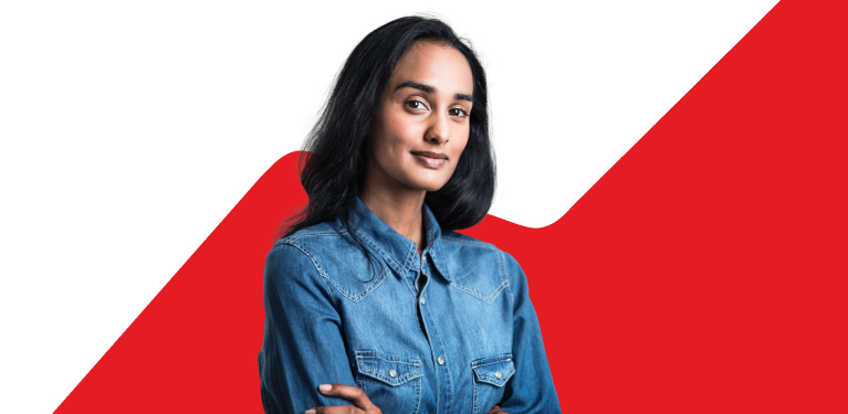 Photo of a person smiling 